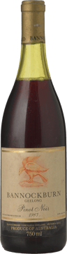 BANNOCKBURN VINEYARDS Pinot Noir, Geelong 1987 Bottle image number 0