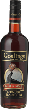 GOSLINGS Black Seal 40% ABV Black Rum, Bermuda NV 700ml image number 0