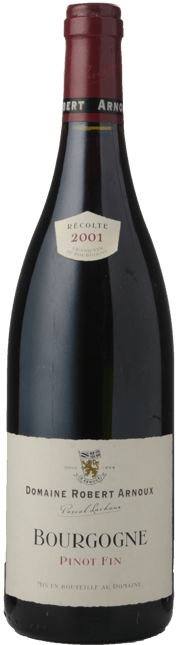 DOMAINE ROBERT ARNOUX Pinot Fin, Bourgogne Rouge 2001
