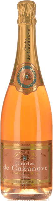 CHARLES DE CAZANOVE Brut Rose, Champagne NV