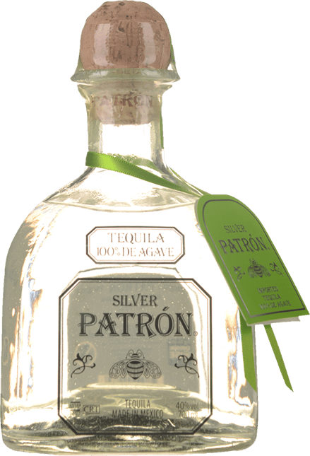 PATRON Silver Tequila 40% ABV, Mexico NV