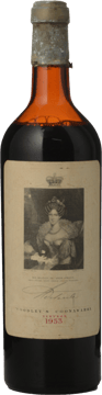 WOODLEY'S Queen Adelaide Treasure Chest Series Claret, Coonawarra 1953 Bottle image number 0