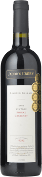 ORLANDO Jacob's Creek Limited Release Shiraz Cabernet, Barossa, Coonawarra 1998 Bottle image number 0