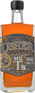 USHER TINKLERS VINEYARD Mr T's Rare Batch 20% ABV Liqueur, Pokolbin NV Half Bottle image number 0