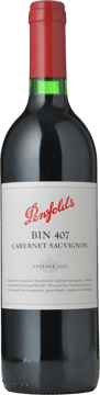 PENFOLDS Bin 407 Cabernet Sauvignon, South Australia 2000 Bottle image number 0