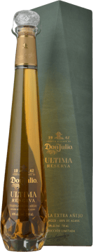 TEQUILA DON JULIO Ultima Reserva Tequila 40% ABV, Jalisco NV Bottle image number 0