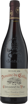 VACHERON-POUIZIN Domaine du Caillou unfiltered, Chateauneuf-du-Pape 1998 Bottle image number 0