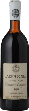 LAKE'S FOLLY Cabernet Sauvignon, Hunter Valley 1980 Bottle image number 0