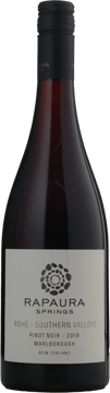 RAPAURA SPRINGS Rohe - Southern Valleys Pinot Noir, Marlborough 2018 Bottle image number 0
