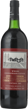 WYNNS COONAWARRA ESTATE John Riddoch Cabernet Sauvignon, Coonawarra 1982 Bottle image number 0
