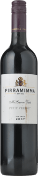 PIRRAMIMMA Petit Verdot, McLaren Vale 2007 Bottle image number 0