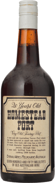 EMERALD WINES 20 Year Very Old Homestead Tawny Port, Melbourne NV Bottle image number 0