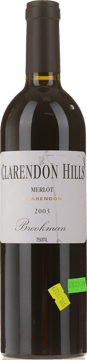 CLARENDON HILLS Brookman Vineyard Merlot, McLaren Vale 2003 Bottle image number 0