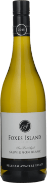 FOXES ISLAND Belsham Awatere Estate sur lie aged Sauvignon Blanc, Marlborough 2015 Bottle image number 0