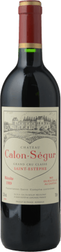 CHATEAU CALON-SEGUR 3me cru classe, St-Estephe 1989 Bottle image number 0