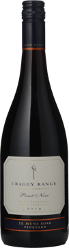 CRAGGY RANGE WINERY Te Muna Road Vineyard Pinot Noir, Martinborough 2019 Bottle image number 0