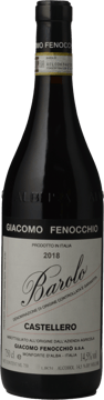 GIACOMO FENOCCHIO Castellero , Barolo DOCG 2018 Bottle image number 0