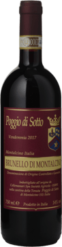 FATTORIA POGGIO DI SOTTO, Brunello di Montalcino 2017 Bottle image number 0