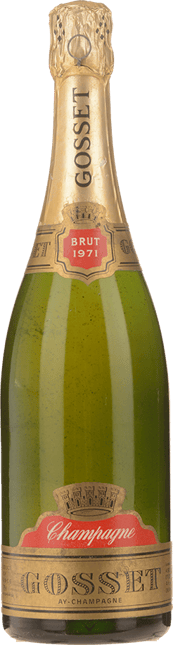 GOSSET Brut, Ay-Champagne 1971