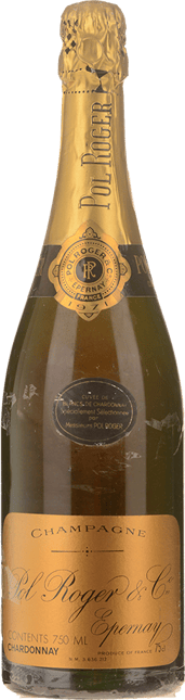 POL ROGER Cuvee de Reserve Blancs de Chardonnay, Champagne 1971
