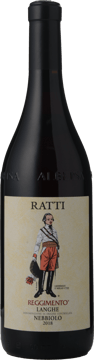 RENATO RATTI Reggimento Nebbiolo, Langhe DOC 2018 Bottle image number 0