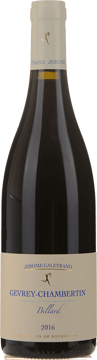 DOMAINE JEROME GALEYRAND,  Billard, Gevrey-Chambertin 2016 Bottle image number 0