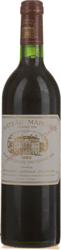 CHATEAU MARGAUX 1er cru classe, Margaux 1982 Bottle image number 0