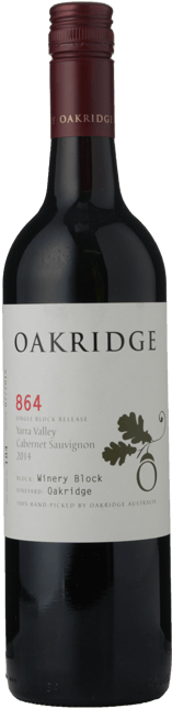OAKRIDGE WINES 864 Winery Block Cabernet Sauvignon, Yarra Valley 2014