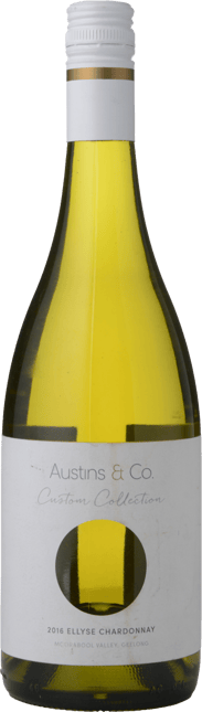 AUSTINS AND CO Custom Collection Ellyse Chardonnay, Geelong 2016