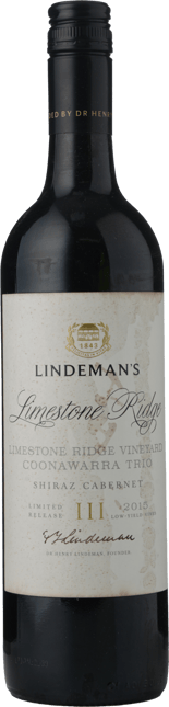 LINDEMANS Limestone Ridge Vineyard Shiraz Cabernet, Coonawarra 2015