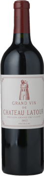 CHATEAU LATOUR 1er cru classe, Pauillac 2012 Bottle image number 0