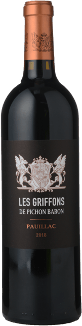 LES GRIFFONS DE PICHON BARON Second wine of Chateau Pichon Baron , Pauillac 2018