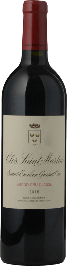 Buy CLOS SAINT-MARTIN Grand cru classe, St-Emilion 2018 Bottle online ...