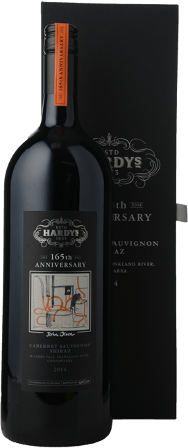 HARDY'S 165th Anniversary Cabernet Shiraz, McLaren Vale-Coonawarra, Frankland River, Great Southern 2014