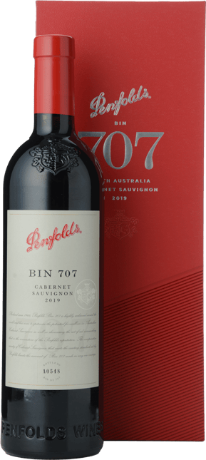 PENFOLDS Bin 707 (Gift Boxed) Cabernet Sauvignon, South Australia 2019 ...