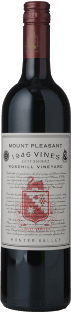 MOUNT PLEASANT Rosehill 1946 Vines Shiraz, Hunter Valley 2017
