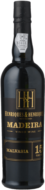 HENRIQUES & HENRIQUES 15 Year Old Malvasia, Madeira NV