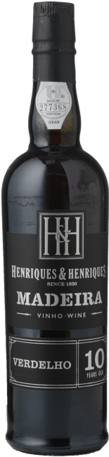 HENRIQUES & HENRIQUES 10 Year Old Verdelho, Madeira NV