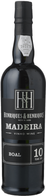 HENRIQUES & HENRIQUES 10 Year Old Bual, Madeira NV