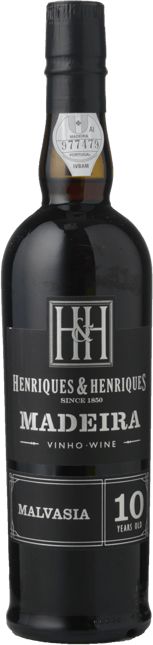 HENRIQUES & HENRIQUES 10 Year Old Malvasia, Madeira NV