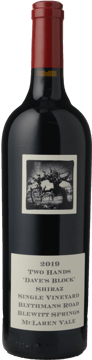 TWO HANDS Dave's Block Shiraz, McLaren Vale 2019 Bottle image number 0