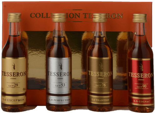 TESSERON COGNAC XO COLLECTION 4-pack - 5CL BOTTLES OF 90, 76, 53, 29 , Cognac NV Set image number 0