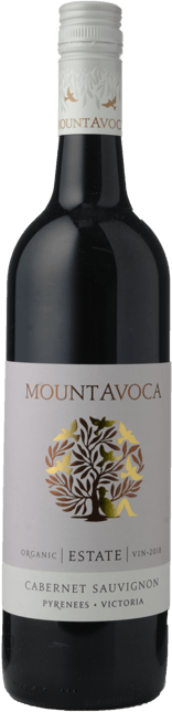 MOUNT AVOCA VINEYARD Organic Estate Cabernet Sauvignon, Pyrenees 2018