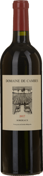 DOMAINE DE CAMBES , Bordeaux 2017 Bottle image number 0