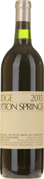 RIDGE VINEYARDS Lytton Springs Zinfandel Petite Syrah Carignan, Sonoma 2015 Bottle image number 0