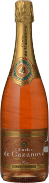 CHARLES DE CAZANOVE Brut Rose, Champagne NV Bottle image number 0