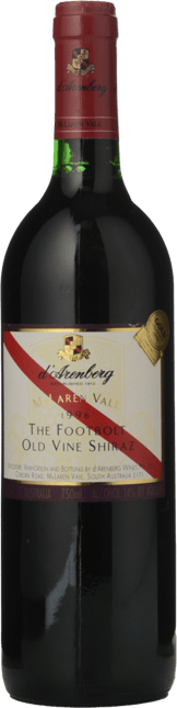 D'ARENBERG WINES The Footbolt Old Vine Shiraz, McLaren Vale 1996