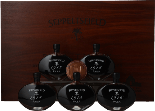 SEPPELTSFIELD 100 Year Old Para Vintage Tawny WWI Anthology Aged Tawny Port, Barossa MV Set image number 0