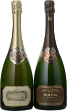 KRUG Duo Krug Twin Presentation Set - Vintage Brut & Clos du Mesnil , Champagne 1981 Set