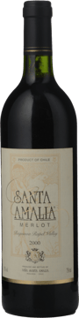 SANTA AMALIA Merlot, Valle del Rapel 2000 Bottle image number 0